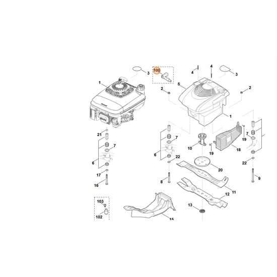 STIHL  Wtyczka przewodu zapłonowego 0000 400 7100